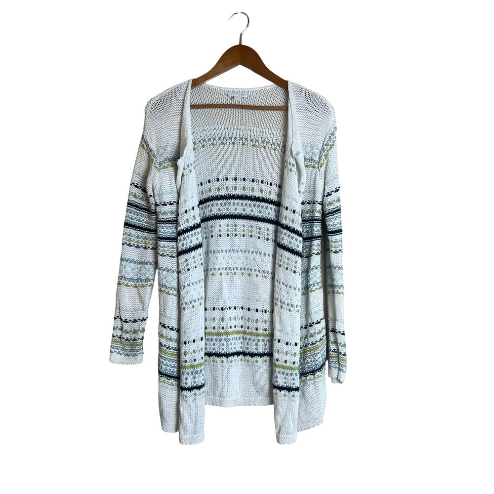 J. Jill 100% cotton open cardigan. Size small‎